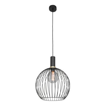 Suspension Steinhauer Aureole Noir, 1 lumière