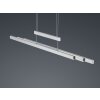 Suspension Trio-Leuchten Trajan LED Nickel mat, 3 lumières