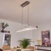 Suspension Ifo LED Aluminium brossé, 3 lumières