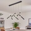 Suspension Térou LED Anthracite, 6 lumières