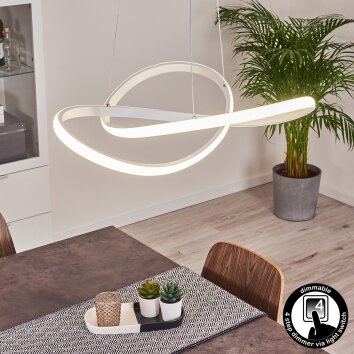 Suspension Pitasch LED Blanc, 1 lumière