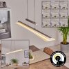 Suspension Barrud LED Argenté, 1 lumière