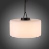 Suspension Leuchten Direkt HOLLY LED Noir, Blanc, 1 lumière, Changeur de couleurs