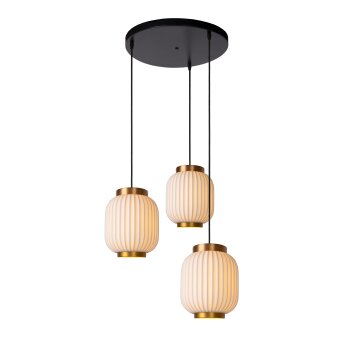 Suspension Lucide GOSSE Noir, 3 lumières