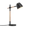 Lampe de table Nordlux THEO Bois clair, Noir, 1 lumière