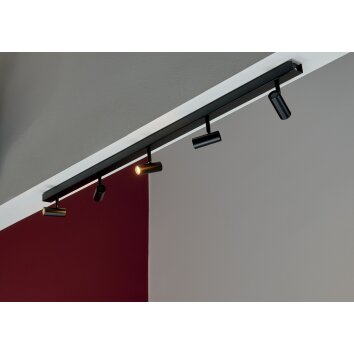 Plafonnier Nordlux OMARI LED Noir, 5 lumières