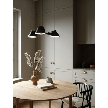 Suspension Design For The People by Nordlux STAY Noir, 3 lumières