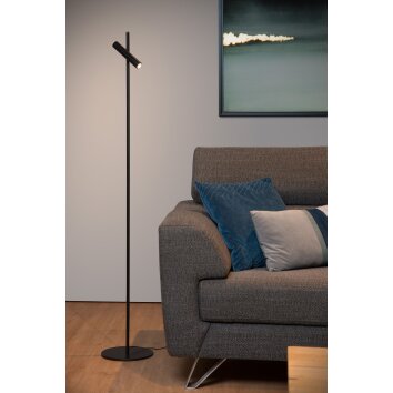 Lampadaire Lucide PHILON LED Noir, 1 lumière