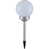 Lampe solaires Globo LED Argenté, 2 lumières