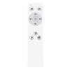 Plafonnier Globo SONNY LED Argenté, Blanc, 1 lumière, Télécommandes