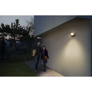 Spot de jardin LEDVANCE SMART+ Gris, 1 lumière, Changeur de couleurs