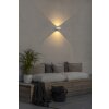 Applique murale d'extérieur Konstsmide Gela LED Blanc, 2 lumières