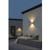 Applique murale d'extérieur Konstsmide Gela LED Blanc, 2 lumières