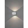 Applique murale d'extérieur Konstsmide Gela LED Blanc, 2 lumières