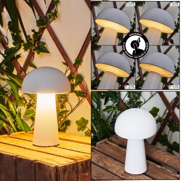 Lampe de table Telve LED Blanc, 1 lumière