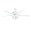 Ventilateur de plafond Eglo LAS PALMAS Blanc, 3 lumières