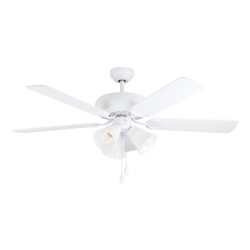 Ventilateur de plafond Eglo LAS PALMAS Blanc, 3 lumières