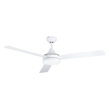 Ventilateur de plafond Eglo SESIMBRA LED Blanc, 1 lumière