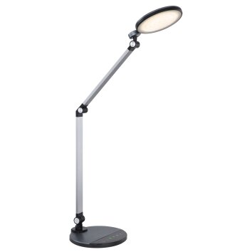 Lampe de table Globo KONSTI LED Noir, 1 lumière