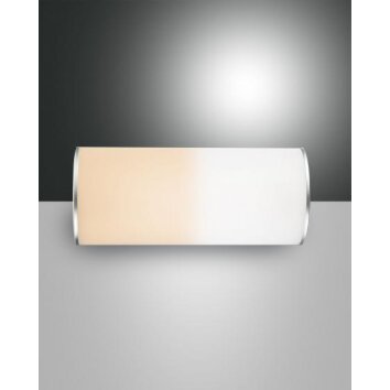 Lampe de table Fabas Luce Thalia LED Argenté, Blanc, 1 lumière