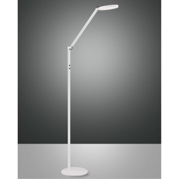 Lampadaire Fabas Luce Regina LED Blanc, 1 lumière