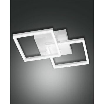 Applique murale Fabas Luce Bard LED Blanc, 1 lumière