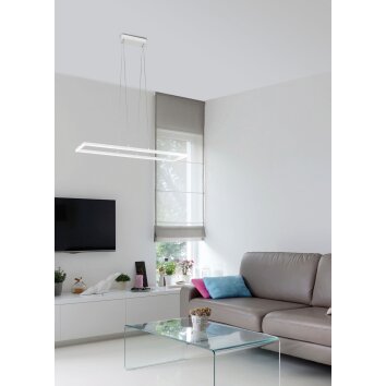 Suspension Fabas Luce Bard LED Blanc, 1 lumière