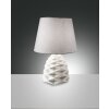 Lampe de table Fabas Luce Duchessa Blanc, 1 lumière