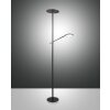 Lampadaire Fabas Luce Regina LED Noir, 2 lumières