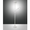 Lampadaire Fabas Luce Regina LED Blanc, 2 lumières