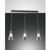 Suspension Fabas Luce Dafne Noir, 3 lumières