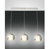 Suspension Fabas Luce Bretagna Blanc, 3 lumières