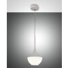 Suspension Fabas Luce Apollo Blanc, 1 lumière