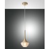 Suspension Fabas Luce Apollo Laiton, 1 lumière