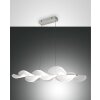 Suspension Fabas Luce Sylvie LED Blanc, 1 lumière