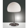 Lampe de table Fabas Luce Gaia big Nickel mat, 1 lumière