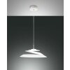 Suspension Fabas Luce Aragon LED Blanc, 1 lumière