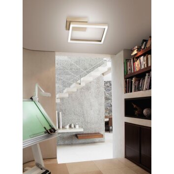 Applique murale Fabas Luce Bard LED Or, 1 lumière