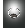 Applique murale Fabas Luce Giotto LED Noir, 1 lumière