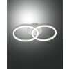 Applique murale Fabas Luce Giotto LED Blanc, 2 lumières