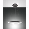 Suspension Fabas Luce Giotto LED Noir, 2 lumières