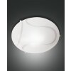 Plafonnier Fabas Luce Magma Blanc, 2 lumières