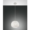 Suspension Fabas Luce Corvara Blanc, 1 lumière