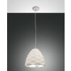 Suspension Fabas Luce Duchessa Blanc, 1 lumière