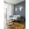 Applique murale Fabas Luce Shield LED Blanc, 1 lumière