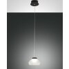 Suspension Fabas Luce Arabella LED Noir, 1 lumière