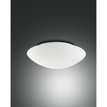 Plafonnier Fabas Luce Pandora LED Blanc, 1 lumière