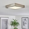 Plafonnier Fnsrud LED Nickel mat, 1 lumière