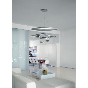 Suspension Artemide Mercury Mini LED Chrome, 1 lumière