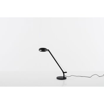 Lampe de table Artemide Demetra Micro LED Noir, 1 lumière